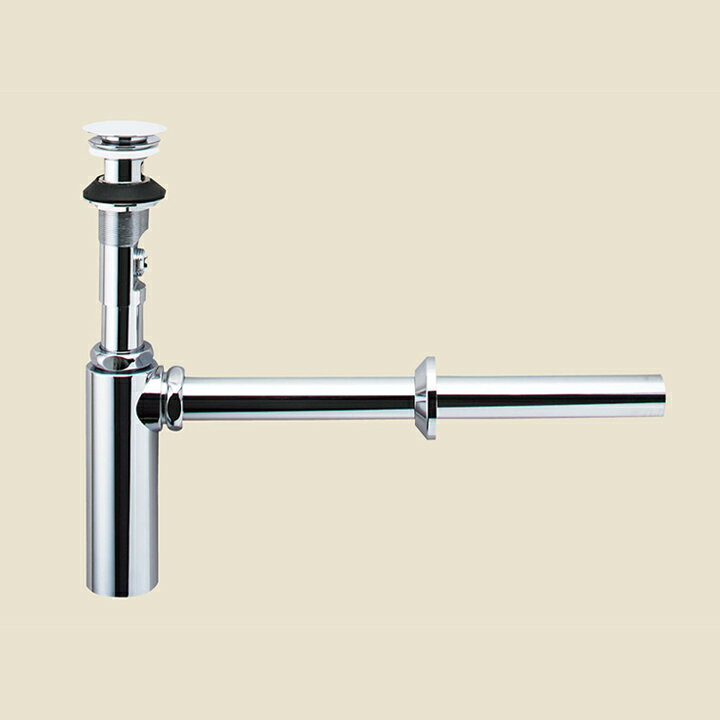 【LF-WN7BPCF】リクシル 洗面器・手洗器用セット金具 ポップアップ式排水金具(ワイヤータイプ・呼び径32mm) 壁排水ボトルトラップ(排水口カバー付) LIXIL