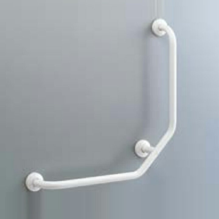 【KF-923AE70J/KE】リクシル 多用途用手すり(L型) 樹脂被覆タイプ KE(ナチュラルウッド) 受注生産品 LI..