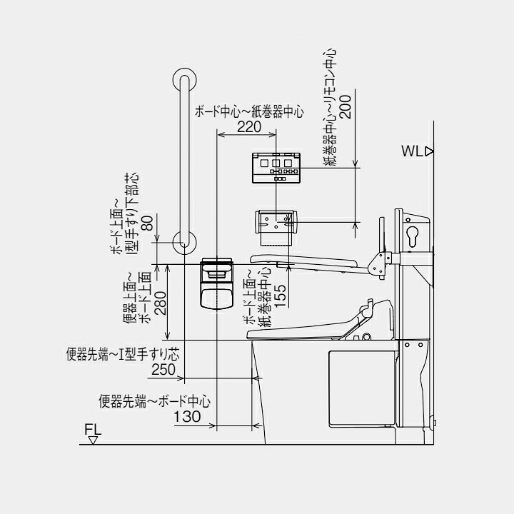 コンパルト 楽天市場店の【KF-AA472S71】リクシル 前方ボード LIXIL｜アングル2