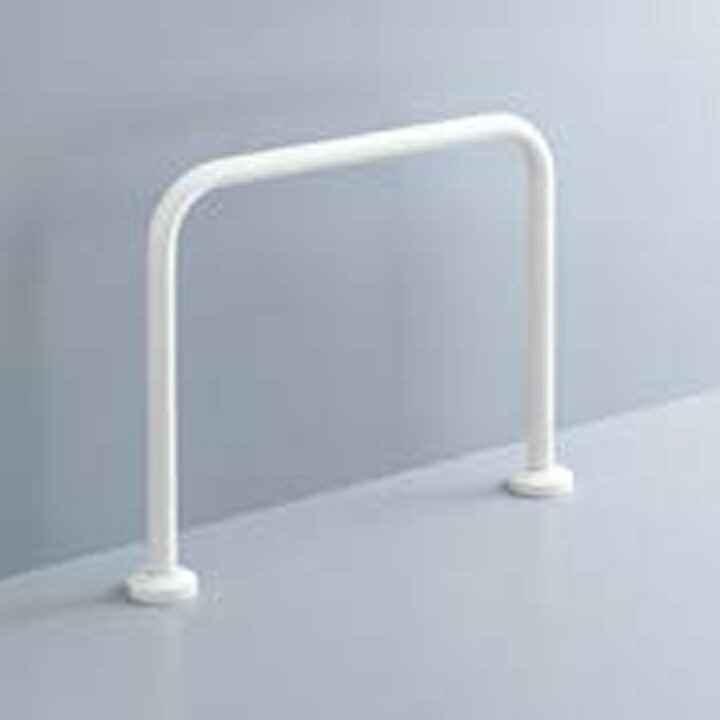 【KF-131AE50J/WA】リクシル 浴室用手すり 床固定式樹脂被覆タイプ WA(ホワイト) 受注生産品 LIXIL