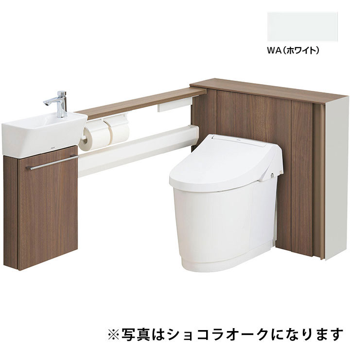Rakuten - 【YDS-H3L1K1/WAW】LIXIL Jフィット アクアセラミック床排水(Sトラップ) 一般地 L型(L仕様・手洗付) リトイレ：排水芯120mm WA(ホワイト) 【リクシル】