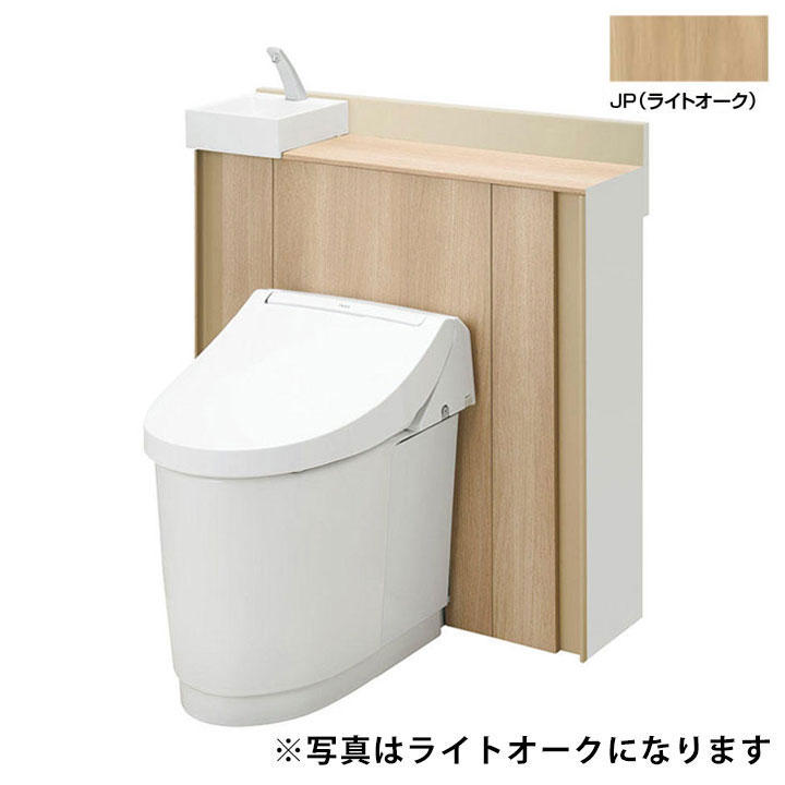 乐天商城 - 【YDS-H381P1N/JPW】LIXIL Jフィット アクアセラミック床上排水(Pトラップ) 寒冷地・水抜方式 I型(手洗付) 155後抜き・120後抜き JP(ライトオーク) 【リクシル】