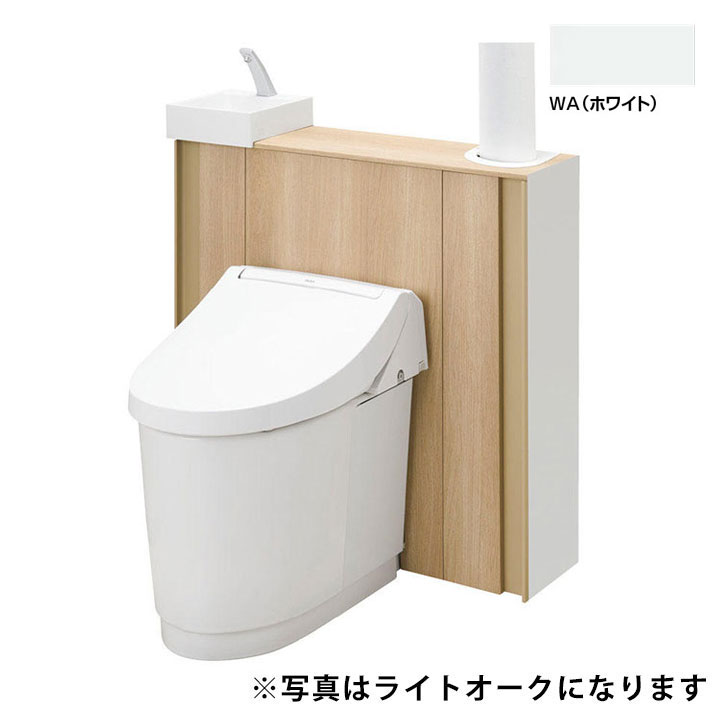 【YDS-H381M2L/WAW】LIXIL Jフィット アクアセラミック床上排水(Pトラップ) 一般地 I型 立管対応(手洗付) 155横抜き WA(ホワイト) 【リクシル】 ※品番にて注文をさせていただきます。メーカーにて品番の確認をお願いいたします。画像はイメージです。 見た目すっきり、おそうじ楽ちんのキャビネット付トイレです。 ●キャビネットカラー：WA(ホワイト) ●見た目すっきり 給水管やコードなどをキャビネット内に隠してすっきり。パネルのカラーは周辺アイテムとカラーコーディネートできる4色から選択可能。 ●お掃除ラクラク 手の届きにくい便器奥をキャビネットで隠して、カンタンお掃除。 ●しっかり収納使いやすい トイレに置いておきたいストックやお掃除道具などをキャビネット内にすっきり収納。使いたいときにサッと取り出せます。 ●パワーストリーム洗浄 ●防露便器 ●大型便座 ●洗浄水量 大：5L・小：3.8L ●キャビネット仕様：I型 立管対応（便器に向かって左）間口タイプ2（801〜850mm） ●便器仕様：M（床上排水：155横抜き） ●グレード：H1 ●アクアセラミック床上排水（Pトラップ） ●一般地 ●型（手洗付）