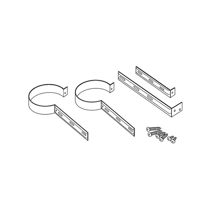 樂天商城 - 【0500178】【φ80固定金具セット】ノーリツ 部材 熱源機関連 OH-G用 給排気延長 φ80固定金具セット φ80×φ80用 一式 NORITZ