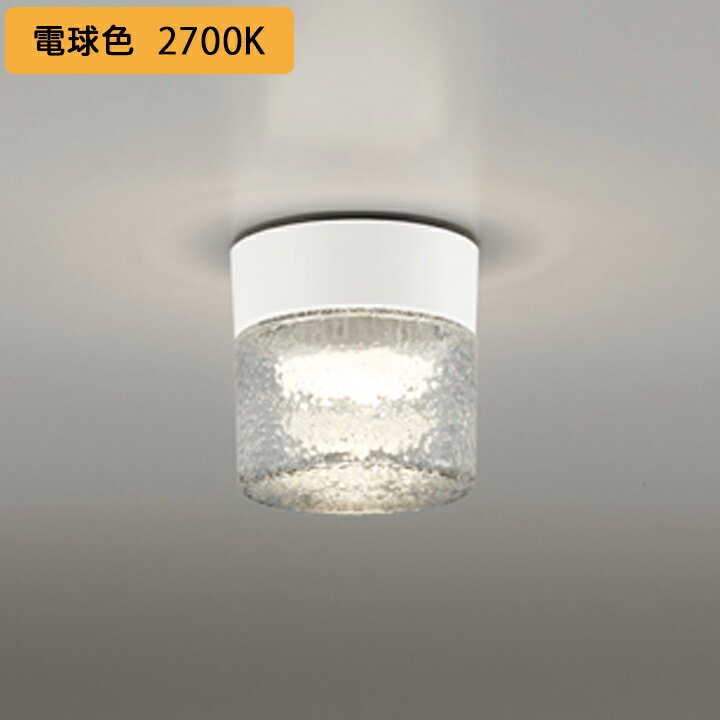 【OG264046LR】オーデリック バスルームライト・脱衣場ライト LED電球フラット形 高演色LED 白熱灯器具60W相当 調光器不可 電球色 ODELIC