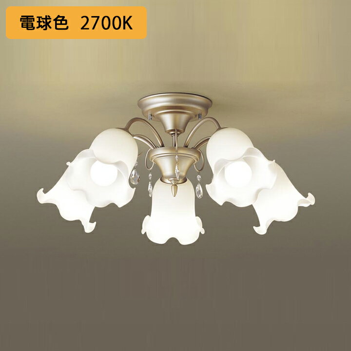 【LGB57582Z】パナソニック シャンデリア LED(電球色) 14畳 吊下型 Uライト方式 白熱電球100形5灯器具相当