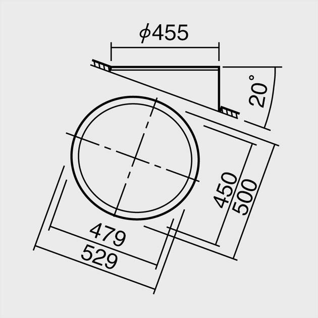 樂天商城 - 【法人様限定】【NK09920Z】パナソニック 傾斜天井用枠 20度 φ400専用 panasonic/代引き不可品