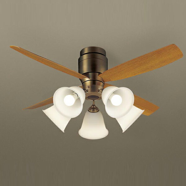 【XS73042K】 パナソニック 天井直付型 LED（電球色） シーリングファン 12W 風量4段切替・風向切替・1/fゆらぎ・3時間タイマー