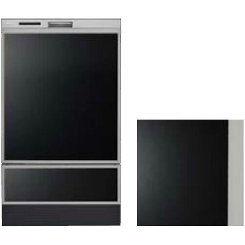 【KWP-SD401P-B】リンナイ RSW-SD401GPA用化粧パネル ブラック（ツヤ消） 深型スライドオープンタイプ 食器洗い乾燥機用部材【Rinnai】