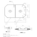 【PCF1210R #NW1】トートー 軽量把手付き組み合わせ式 ふろふた 1150*710 【TOTO】