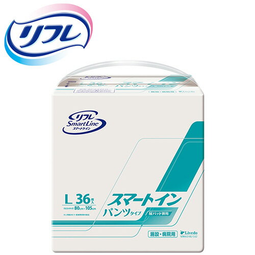 紙おむつ リブドゥコーポレーション スマートイン パンツタイプ Lサイズ　【 サイズ（ウエストサイズ）：80cm 〜 105cm 】材質：ポリオレフィン不織布他 リブドゥコーポレーション