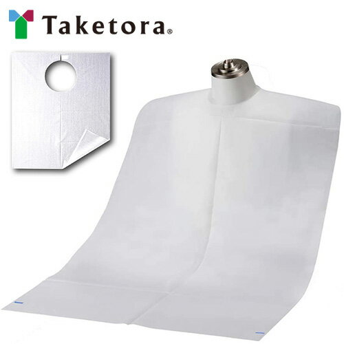 食事用エプロン 竹虎 フェルラックエプロン LLテープ付き 【 サイズ:60cm × 90cm 】材質:クレープ紙 竹虎 【 送料無料 】