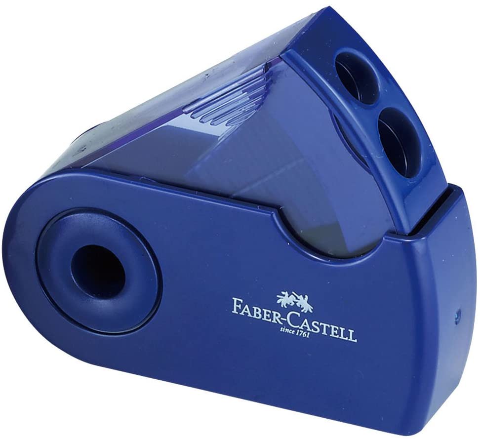 シヤチハタ ファーバーカステル 鉛筆削り(角型) ブルー TFC-182797-2
