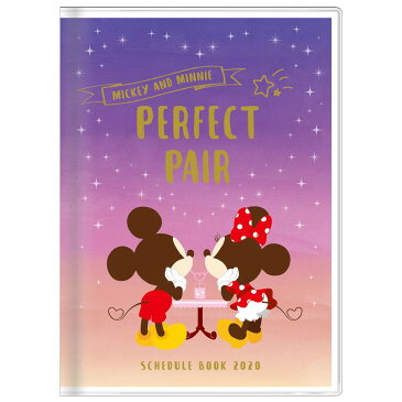 サンスター文具 ディズニー 手帳 2020年 A6 マンスリー キューティヒップ ミッキー&ミニー S2950006 2019年 10月始まり【キャラクター 女の子 男の子 学校 授業 塾 勉強 女子 デスク 宿題 家 学習 diary 来年 令和 2年 平成 32年 今年 オリンピックイヤー 】