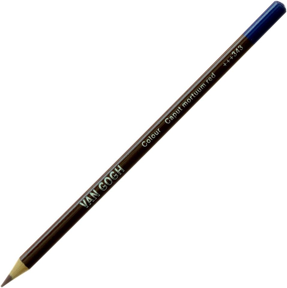 【50本まで同梱可能 】ヴァンゴッホ 色鉛筆 T9773-343-0 キャパットモーチャムレッド【バラ売り 単色】