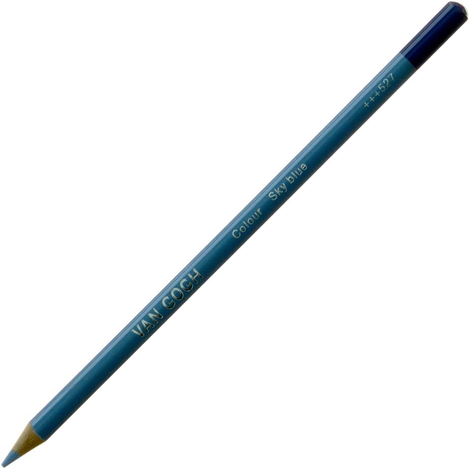 Other - 【50本まで同梱可能 】ヴァンゴッホ 色鉛筆 T9773-527-0 スカイブルー【バラ売り 単色】