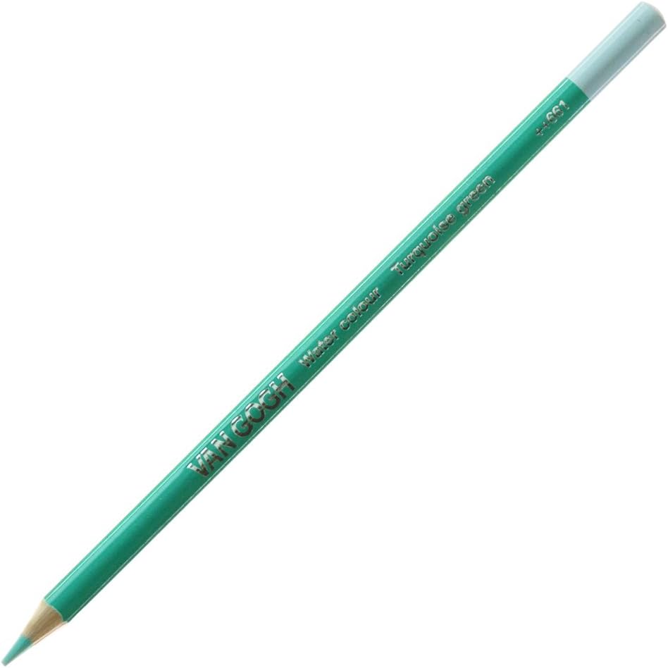 ヴァンゴッホ 水彩色鉛筆 T9774-661-0 ターコイズグリーン【単色】