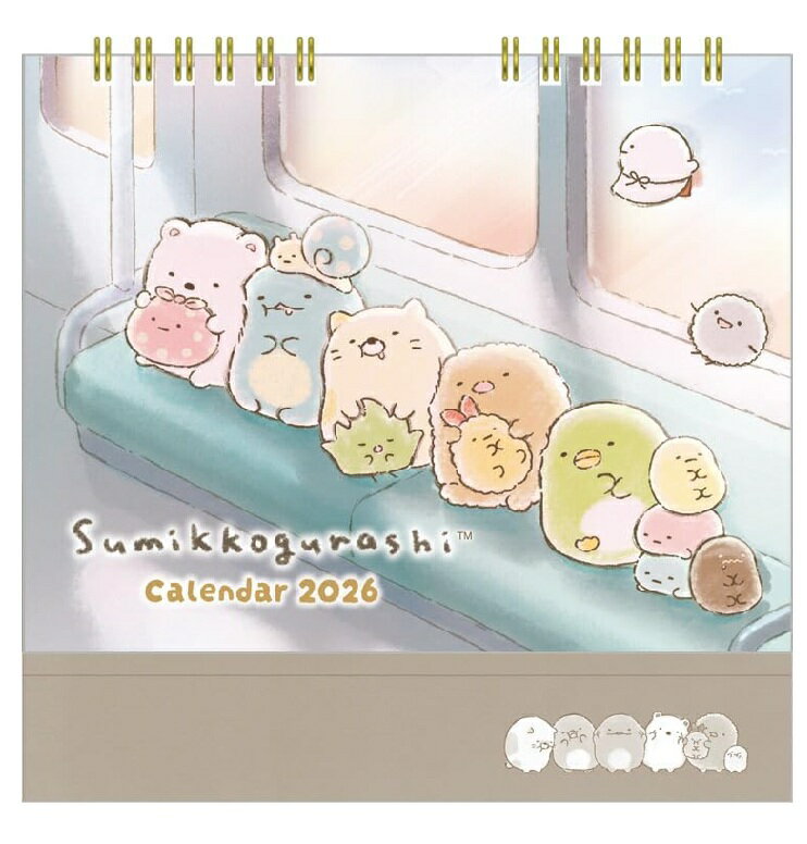 サンエックス すみっコぐらし 2026年 カレンダー 卓上 CD40601