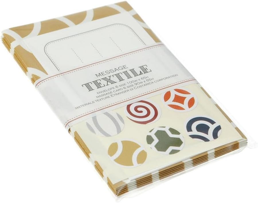 レターセット ミニカードセット TEXTILE TXT-38-04 D.イエロー