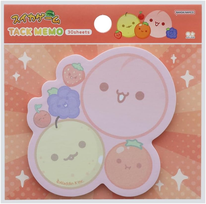 サンスター文具 スイカゲーム 付箋 ダイカット B柄 S2843161