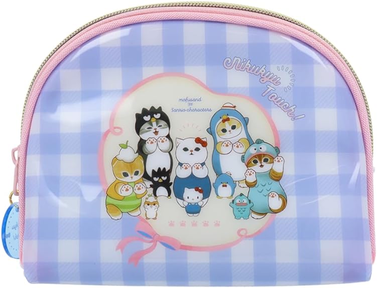 Other - サンスター文具 サンリオキャラクター ポーチ クリア mofusand×サンリオ 肉球 S2331985