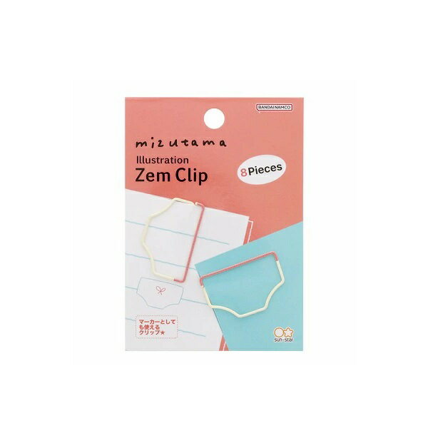 サンスター文具 mizutama クリップ イラストゼムクリップ パンツ S2837420