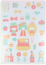【★エントリーで全品ポイント10倍!★】サンスター文具 mizutama クリアファイル 多機能 A4 レトロ柄 S2138727