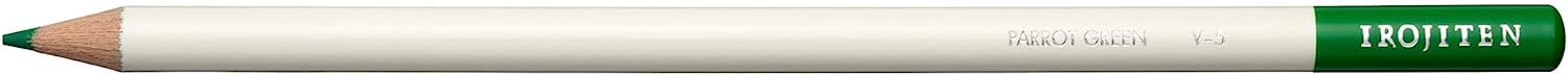 トンボ鉛筆 色鉛筆 色辞典 単色 CI-RV5 パロットグリーン