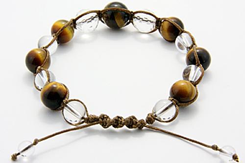 【ブレスレット】ヘンプ タイガーアイ 大 【パワーストーン 天然石 アクセサリー レディース メンズ】