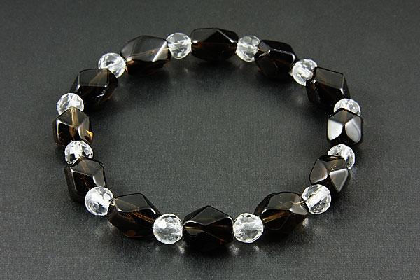 乐天商城 - 【ブレスレット】ナゲット スモーキークォーツ 【パワーストーン 天然石 アクセサリー レディース メンズ】