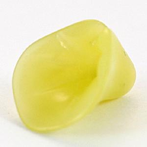 乐天商城 - 【モチーフビーズ】ラッパ花 オリーブジェード [1粒売り(バラ売り)] 【パワーストーン 天然石 アクセサリー】