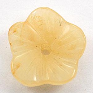 Genuine, Semi-Precious Stones - 【モチーフビーズ】桜 アラゴナイト [1粒売り(バラ売り)] 【パワーストーン 天然石 アクセサリー】