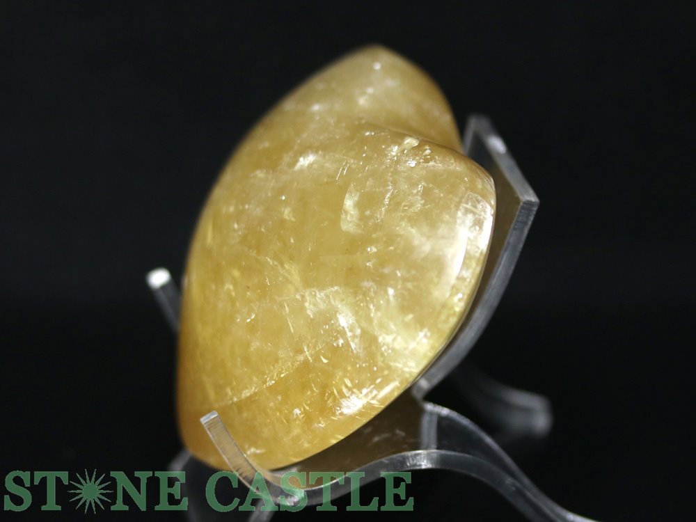 ☆一点物☆【置き石】ハート型 ゴールデンカルサイト (ST) No.25【パワーストーン 天然石 アクセサリー レディース メンズ】