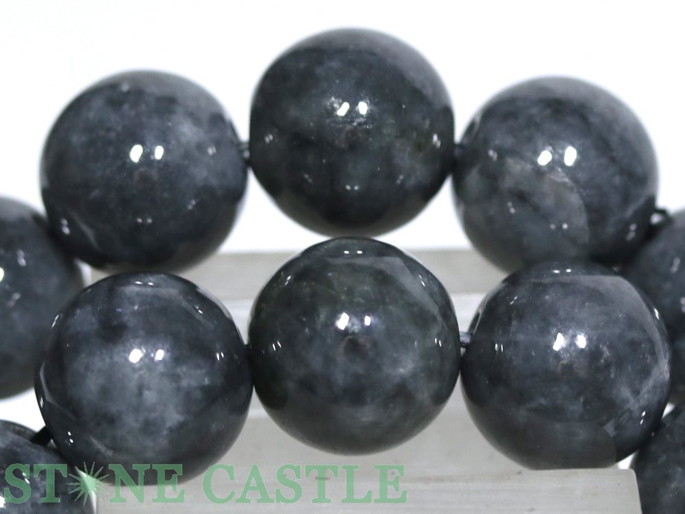 ★楽天スーパーセール★☆高品質☆【ブレスレット】日本翡翠 (黒) (糸魚川産) (約12mm) (鑑別済) (ケース付)【パワーストーン 天然石 アクセサリー レディース メンズ】