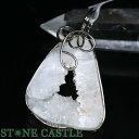 ☆一点物☆【ペンダント】水晶 ドゥルージークォーツ No.10【パワーストーン 天然石 アクセサリー レディース メンズ】
