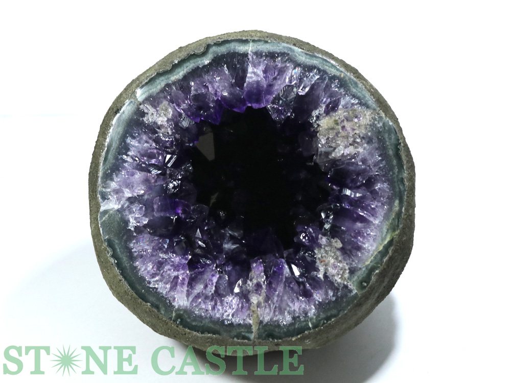 ☆一点物☆【原石】アメジスト カペーラ (6A) (ウルグアイ産) ドーム型 (台無) No.18【パワーストーン 天然石 アクセサリー レディース メンズ】