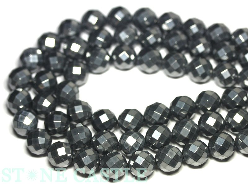 乐天商城 - 【カットビーズ】テラヘルツ鉱石 64面カット 12mm【パワーストーン 天然石 アクセサリー 1連売り】