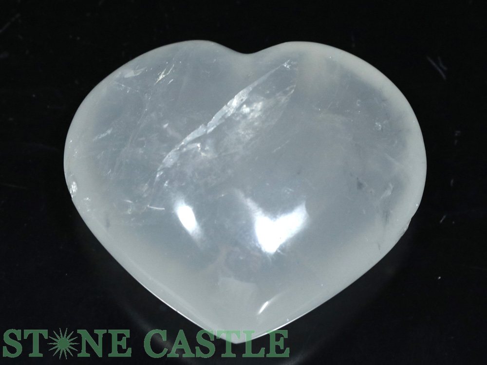 ★楽天スーパーセール★☆一点物☆【置き石】ハート型 ムーンクォーツ No.02【パワーストーン 天然石 アクセサリー】