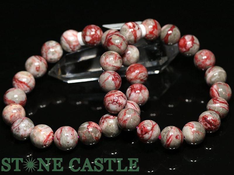 ☆高品質☆【ブレスレット】シナバー (辰砂) (3A) (約12〜12.5mm)【パワーストーン 天然石 アクセサリー レディース メンズ】