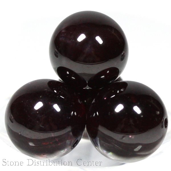 Fortune Telling - 【丸ビーズ】スターガーネット (5A) 9mm 粒売り(2個セット) 【パワーストーン 天然石 アクセサリー】