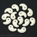 ☆高品質☆【置き石】勾玉 M 北投石 約3x2cm【パワーストーン 天然石 アクセサリー】