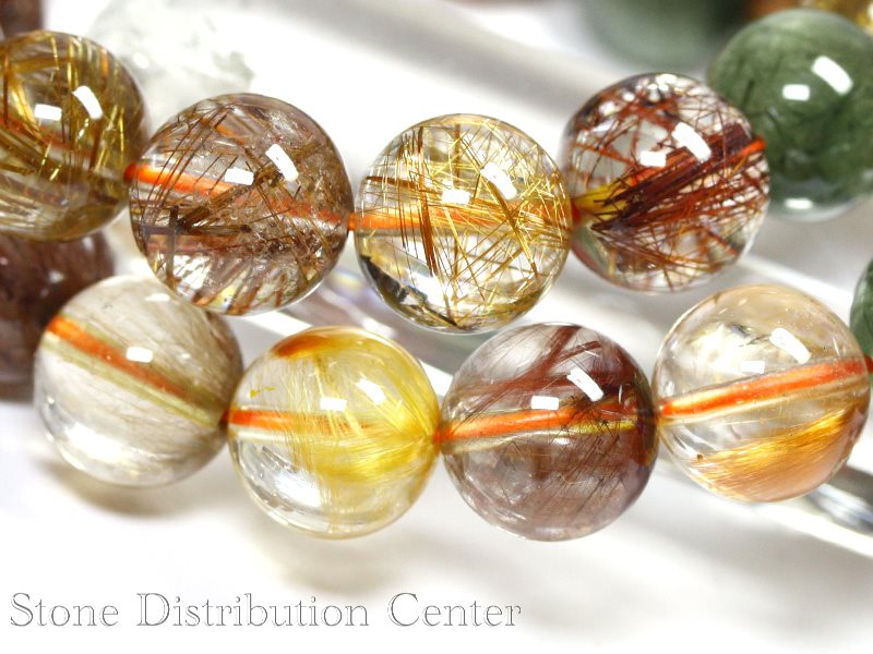 ☆高品質☆【ブレスレット】福禄寿ルチルクォーツ(5A)(約11~11.5mm)(ケース付)※メール便※【パワーストーン天然石アクセサリーレディースメンズ】【02P11Apr15】