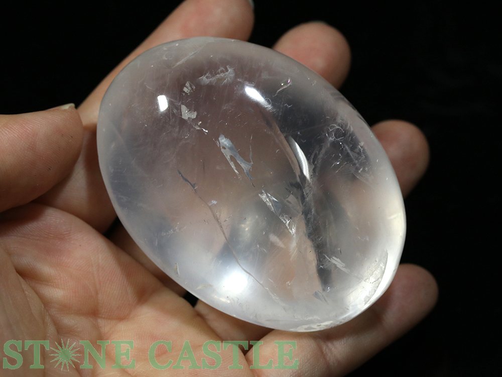 ☆一点物☆【置き石】握り石 ムーンクォーツ No.79【パワーストーン 天然石 アクセサ...