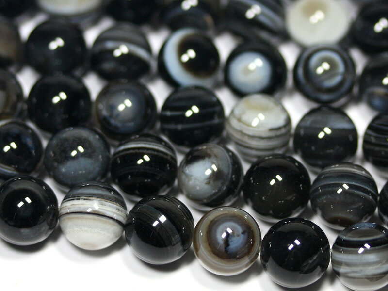 【丸ビーズ】天眼石 10mm (ブレスレット約1本分) 【パワーストーン 天然石 アクセ...