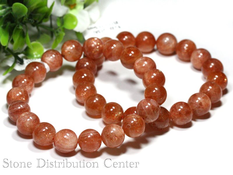 ☆高品質☆【ブレスレット】サンストーン(3A) (約10.5～11mm)※DM便・ネコポス不可※【パワーストーン 天然石 アクセサリー レディース メンズ】