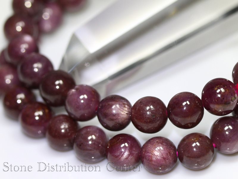 ☆高品質☆【ブレスレット】スタールビー (3A) (約7〜7.5mm) 【パワーストーン 天然石 アクセサリー レディース メンズ】