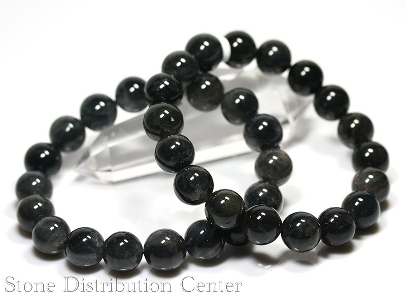 ☆高品質☆【ブレスレット】モリオンインルチル(約11~11.5mm)(鑑別済)【パワーストーン天然石アクセサリーレディースメンズ】