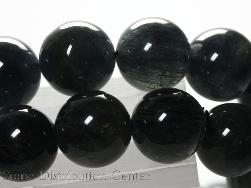 ☆高品質☆【ブレスレット】モリオンインルチル(約11~11.5mm)(鑑別済)【パワーストーン天然石アクセサリーレディースメンズ】
