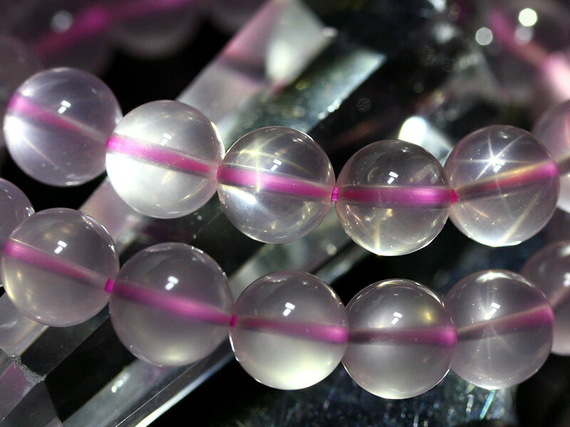 ☆高品質☆【ブレスレット】スターローズクォーツ (3A) (約10～10.5mm)※DM便・ネコポス不可※【パワーストーン 天然石 アクセサリー レディース】