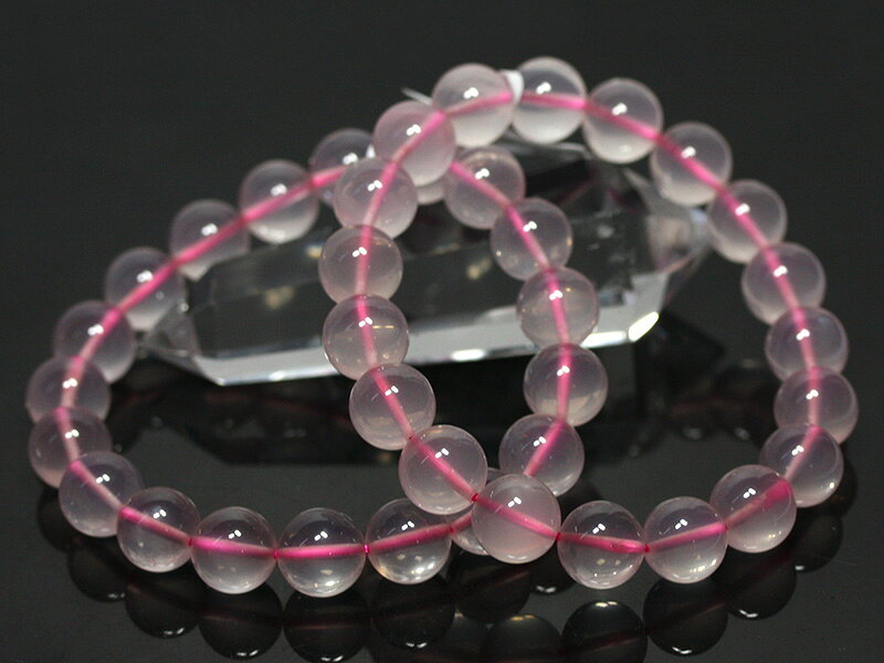 ☆高品質☆【ブレスレット】スターローズクォーツ (3A) (約10.5～11mm)※DM便・ネコポ...